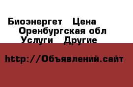 Биоэнергет › Цена ­ 11 - Оренбургская обл. Услуги » Другие   